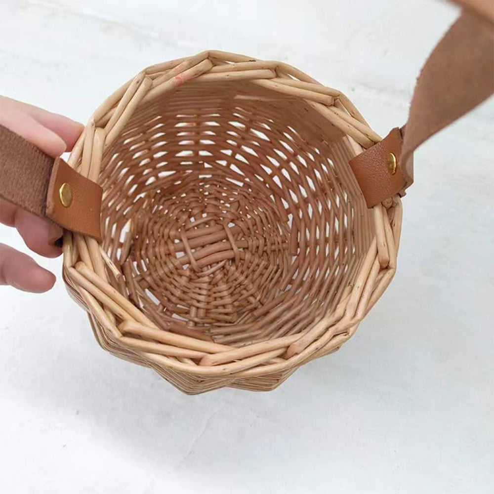 Rattan Bucket Basket