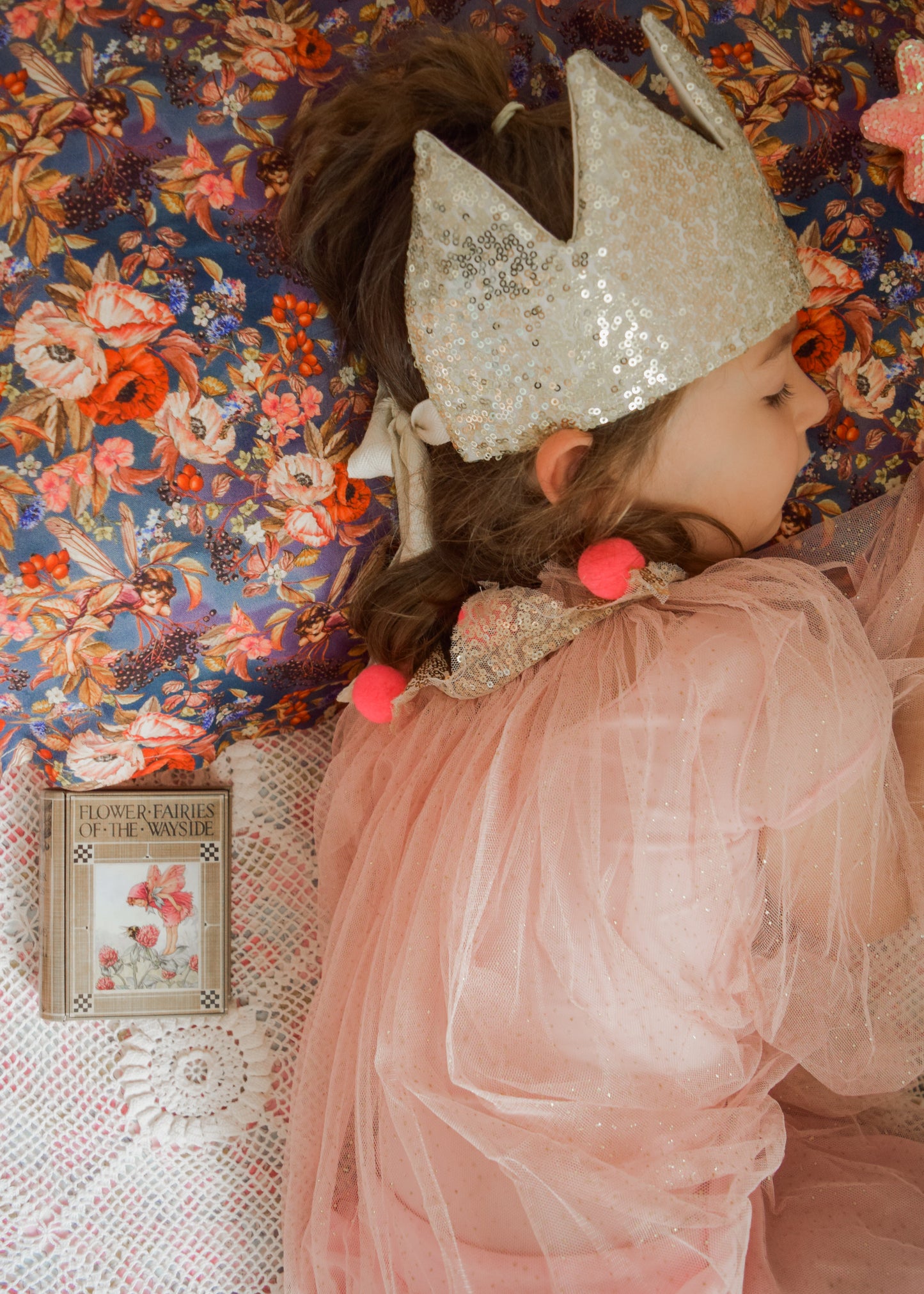 Flower Fairies Pillowcase - The Elderberry Fairy