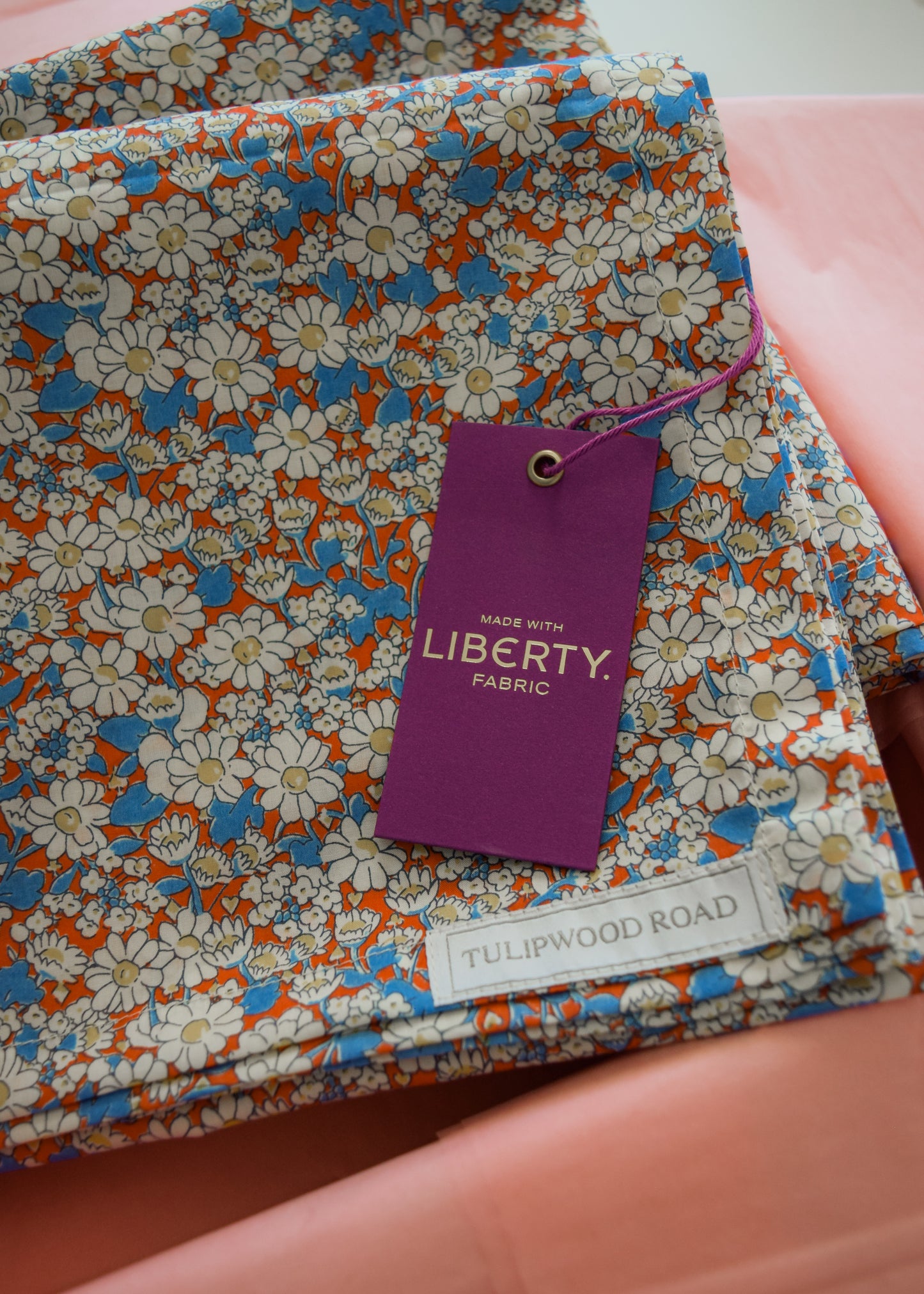 Tablecloth made from Liberty Fabric