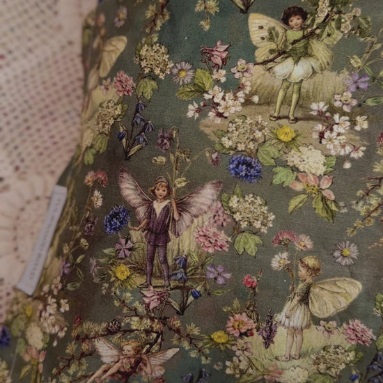 The Flower Fairies Pillowcase - The May Fairy, video of the fabric